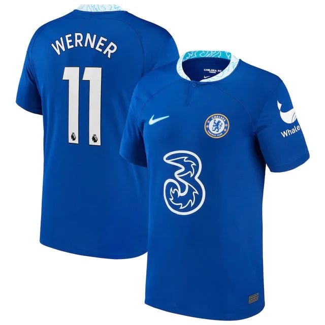 Camisa Chelsea I 22/23 - Nike Torcedor Masculina Personalizada WERNER N° 11