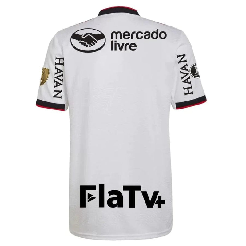 Camisa Flamengo II 22/23 Libertadores 2022 Com Patrocinio e Patch - Adidas Torcedor Masculina