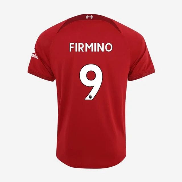 Camisa Liverpool I 22/23 - Nike Torcedor Masculina Personalizada FIRMINO N° 9