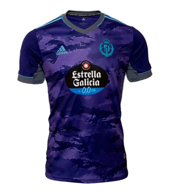 Camisa Real Villadoid II 21/22 - Adidas Torcedor Masculino - Roxo e Grafite