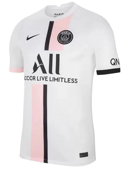 Camisa PSG II 21/22 - Nike Torcedor Masculina - Branco e Rosa