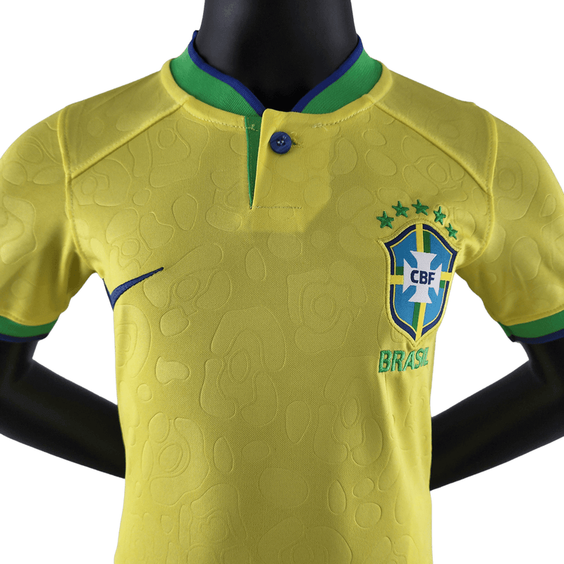 Kit infantil Brasil Copa do Mundo 2022 - Nike