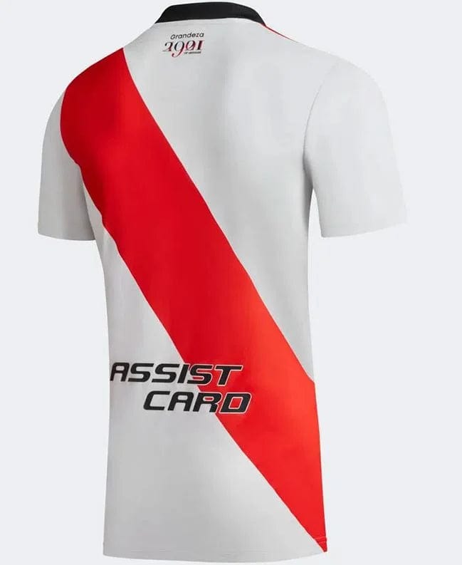 Camisa River Plate I 21/22 - Adidas Torcedor Masculina - Branca e Vermelha