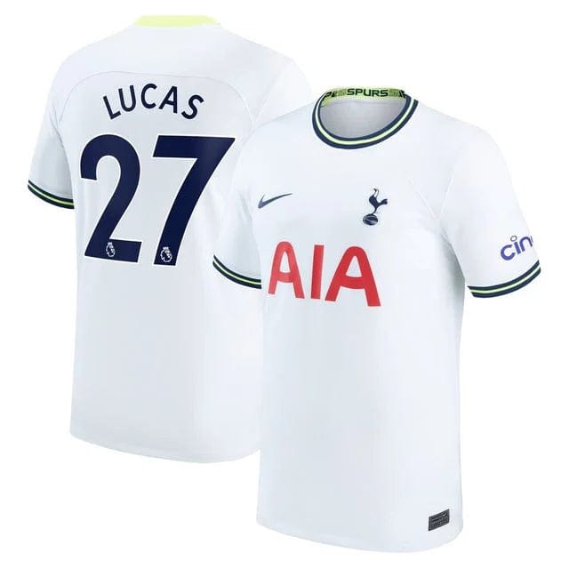 Camisa Tottenham home 22/23 - Torcedor Nike - Personalizada Lucas  n° 27