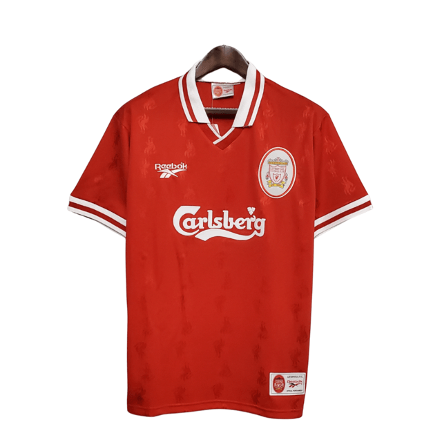 Camisa Liverpool Retro I 96/97 - Reebok Torcedor Masculina - Vermelho