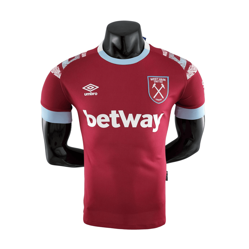 Camisa WestHam I 22/23 - Umbro Versão Jogador Masculina