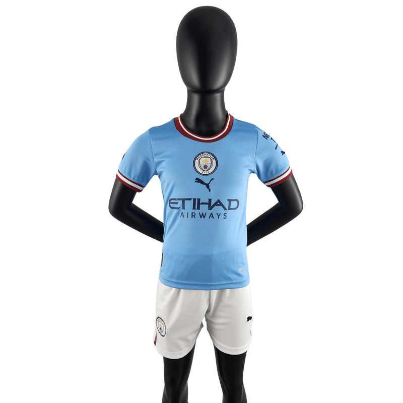 Kit Infantil Manchester City I 22/23 - Puma