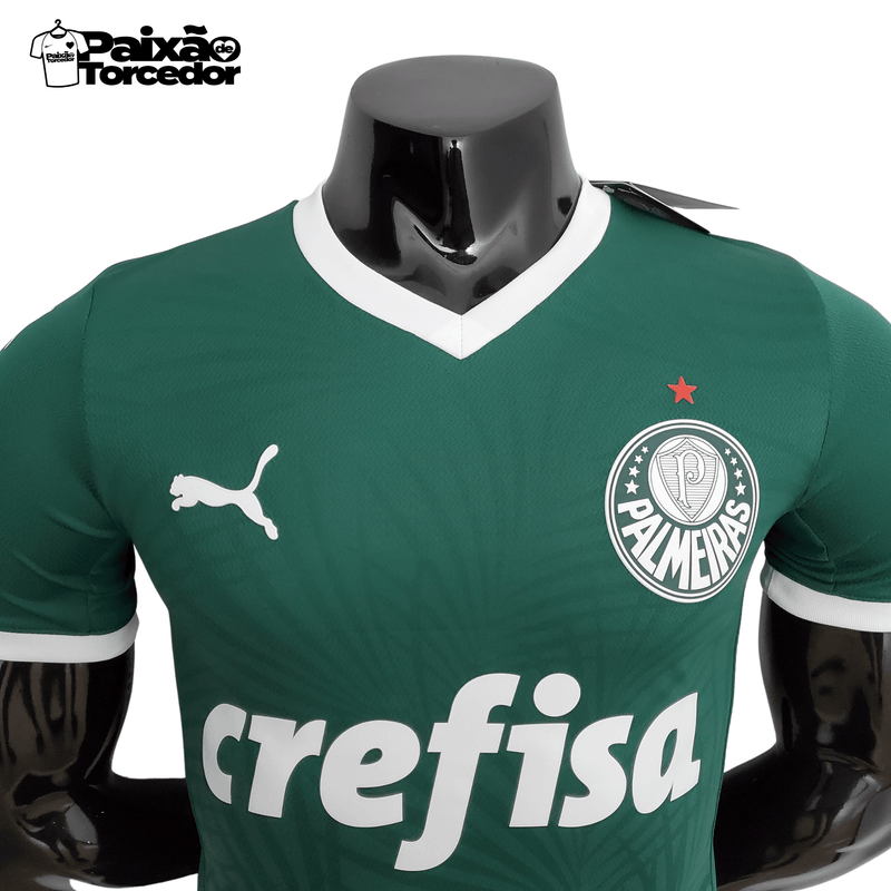 Camisa Palmeiras I 21/22 - Puma Versão Jogador Masculina - Tricolor