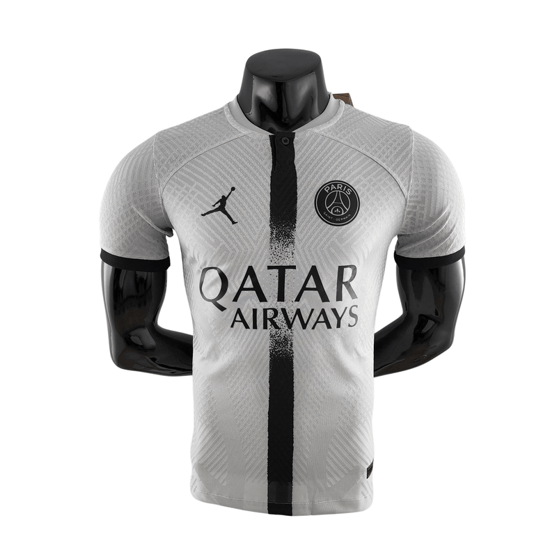 Camisa PSG I 22/23 - Jordan Versão Jogador Masculina - Cinza