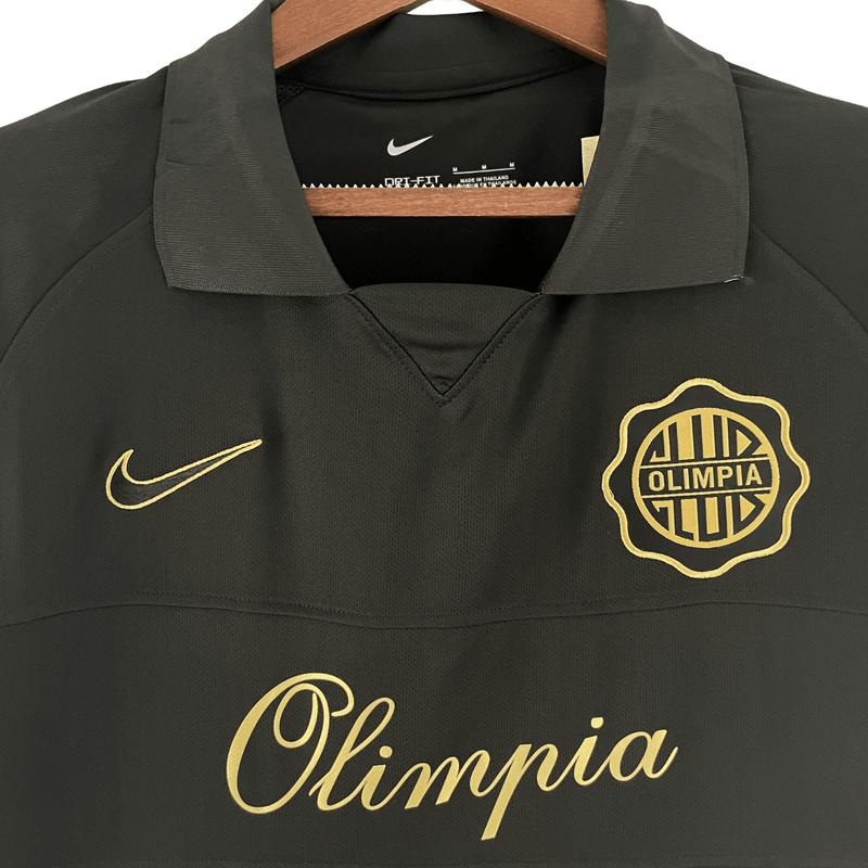 Camisa Olímpia 100 anos 22/23 - Nike Torcedor Masculina - Preto