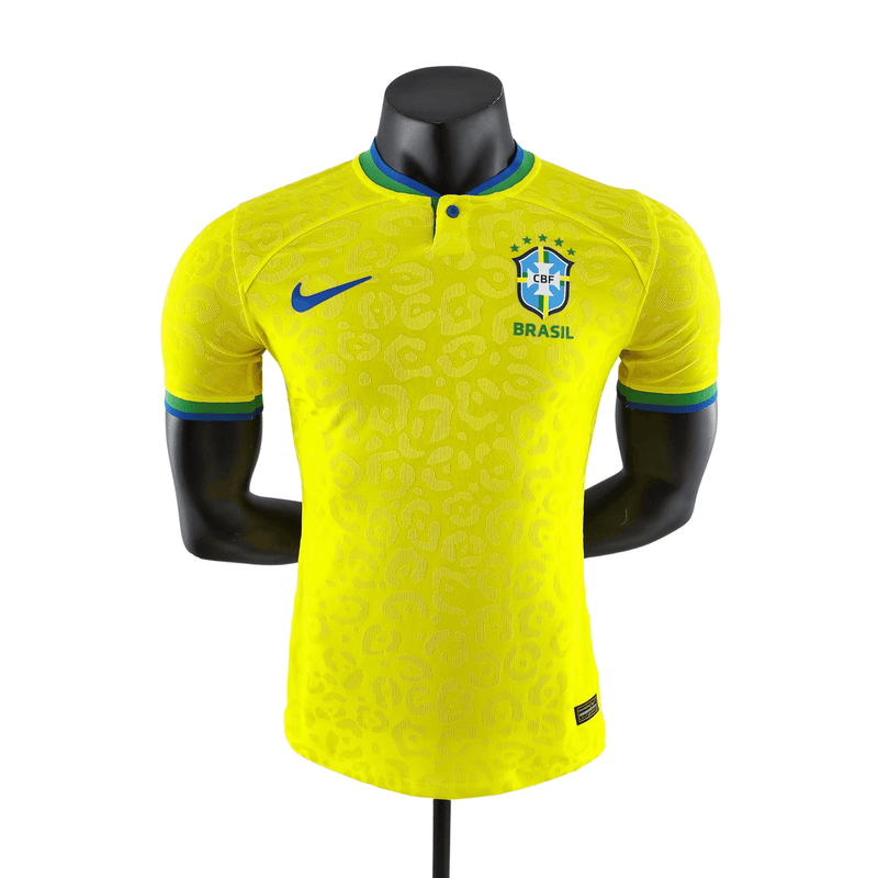 Camisa Brasil Copa do Mundo I 2022 - Nike Versão Jogador Masculina