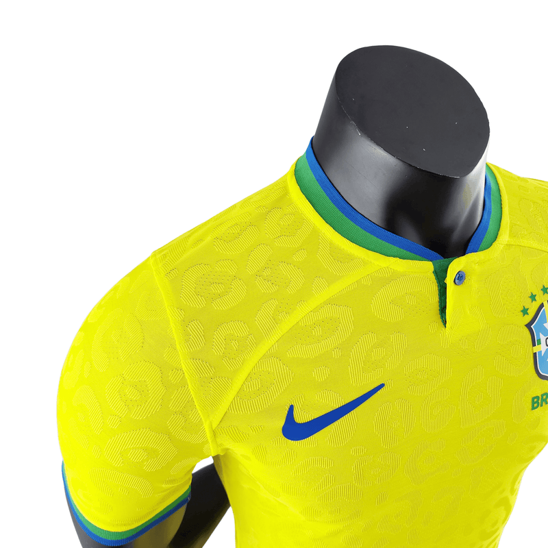 Camisa Brasil Copa do Mundo I 2022 - Nike Versão Jogador Masculina