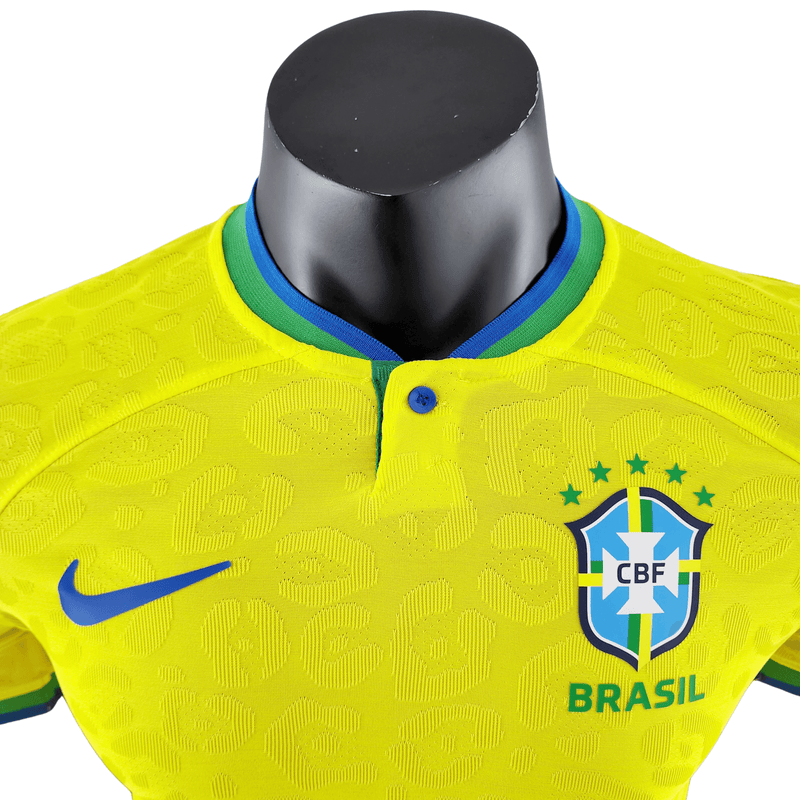 Camisa Brasil Copa do Mundo I 2022 - Nike Versão Jogador Masculina