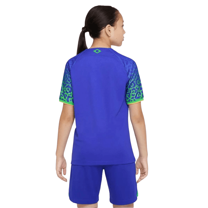 Kit Infantil Brasil Copa do Mundo 2022 - Nike Azul