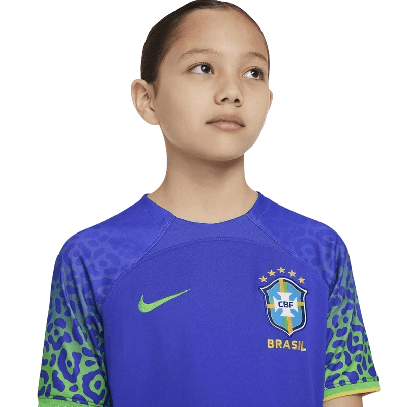 Kit Infantil Brasil Copa do Mundo 2022 - Nike Azul