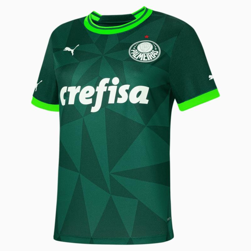 Camisa Palmeiras Home 23/24 - Puma Torcedor Feminina - Verde