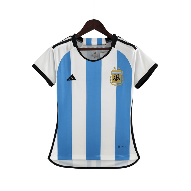 Camisa Argentina I 22/23 - Adidas Torcedor Feminina