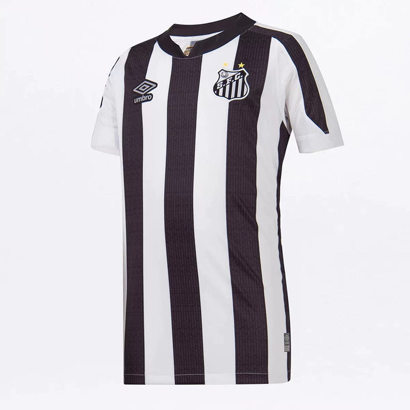 Camisa Santos II 22/23 Umbro Torcedor Masculina - Preto e Branco