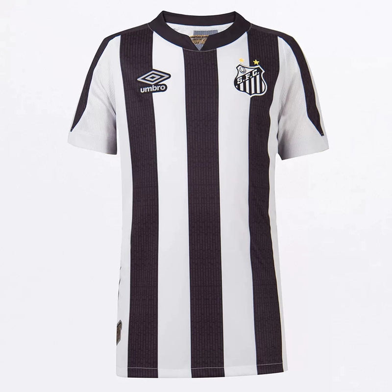 Camisa Santos II 22/23 Umbro Torcedor Masculina - Preto e Branco