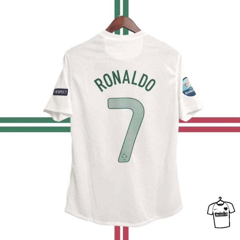 Camisa Portugal Retro Euro 2012 - Nike Torcedor Masculina Personalizada RONALDO Nº7