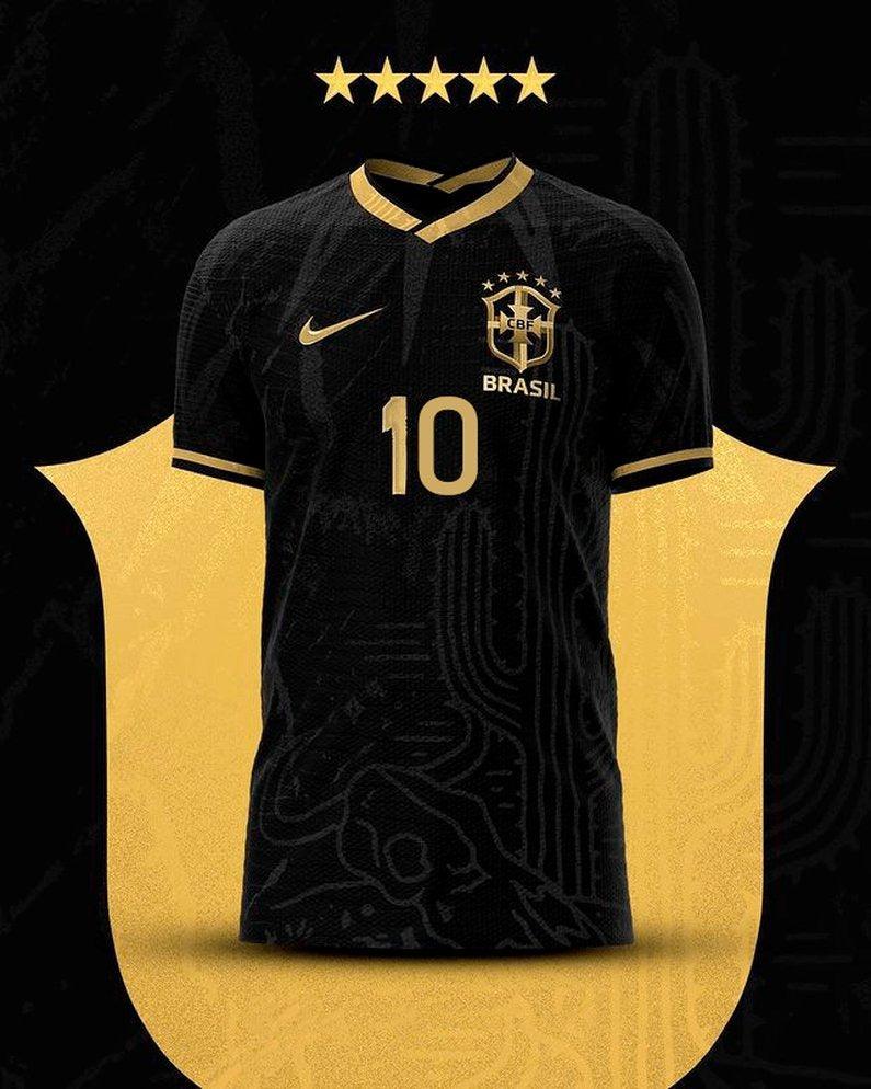 Camisa Brasil Conceito Cacto 2022 - Nike Torcedor Masculino