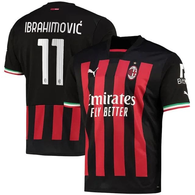 Camisa Milan I 22/23 - Puma Torcedor Masculina Personalizada IBRAHIMOVIC  N° 11