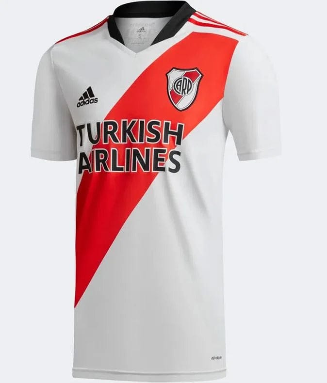 Camisa River Plate I 21/22 - Adidas Torcedor Masculina - Branca e Vermelha