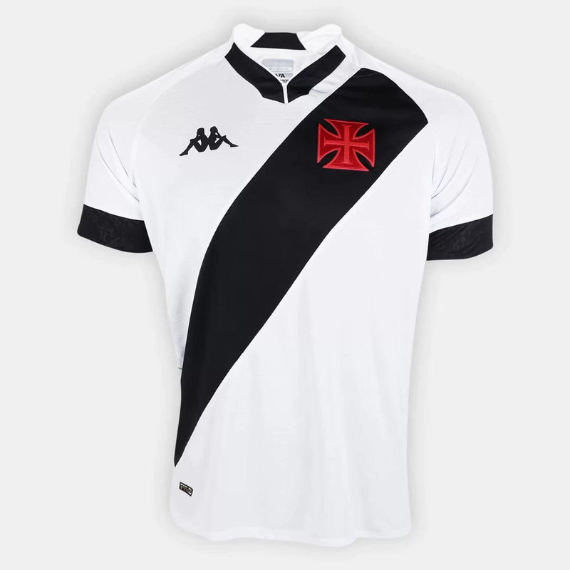 Camisa Vasco da Gama II 22/23 Kappa Jogador Masculina - Preto+Branco