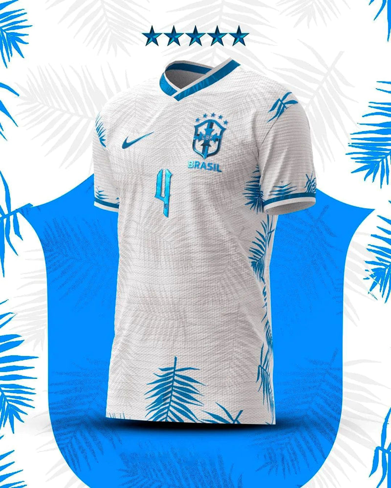 Camisa do Brasil Conceito Tropical 22/23 - Nike Torcedor Masculina