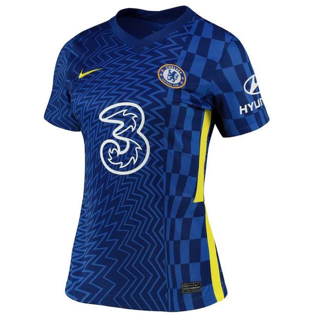 Camisa Chelsea I 21/22 - Nike Torcedor Feminina - Azul Royal