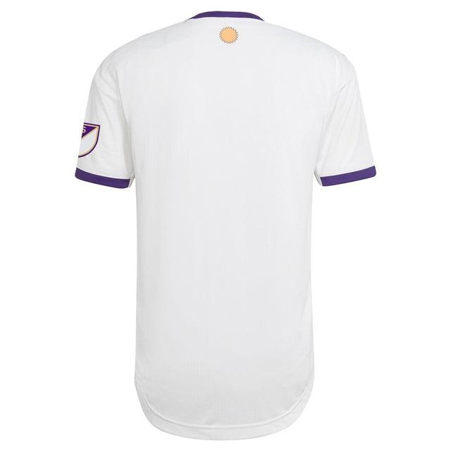 Camisa Orlando City II 22/23 - Adidas Torcedor Masculina - Branco, Roxo e Amarelo