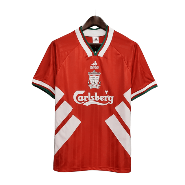 Camisa Liverpool Retro I 1993  - Adidas Torcedor Masculina - Vermelho e Branco