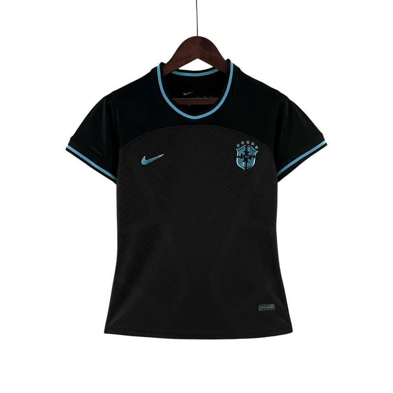 Camisa Brasil Conceito Black 2022 - Nike Torcedor Feminino