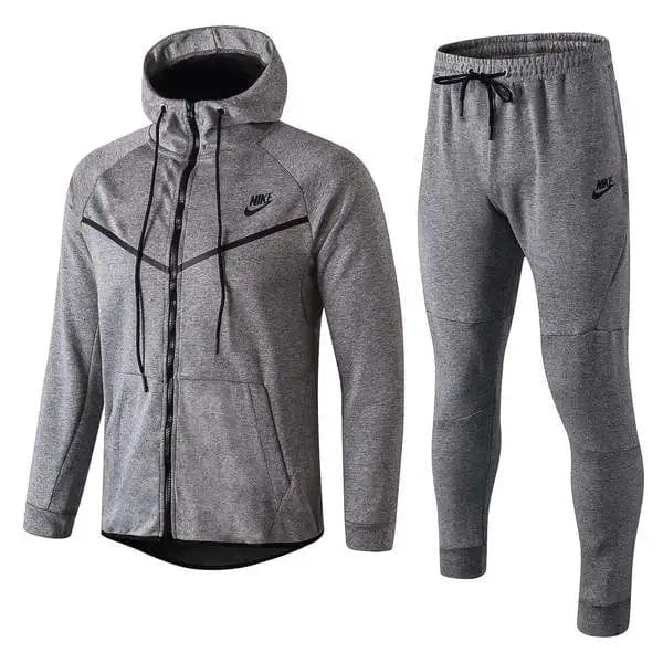 Conjunto Nike Tech Fleece Cinza Escuro