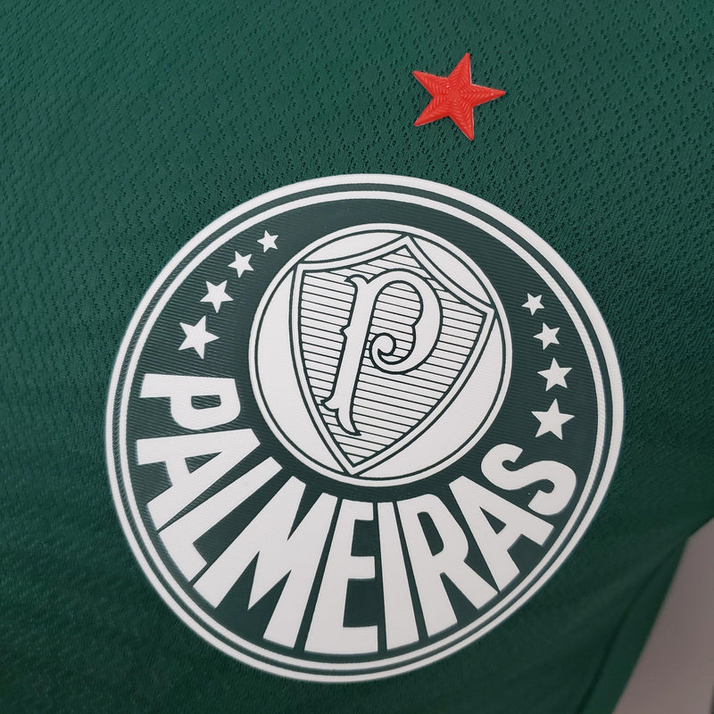 Camisa Palmeiras I 21/22 - Puma Versão Jogador Masculina - Tricolor