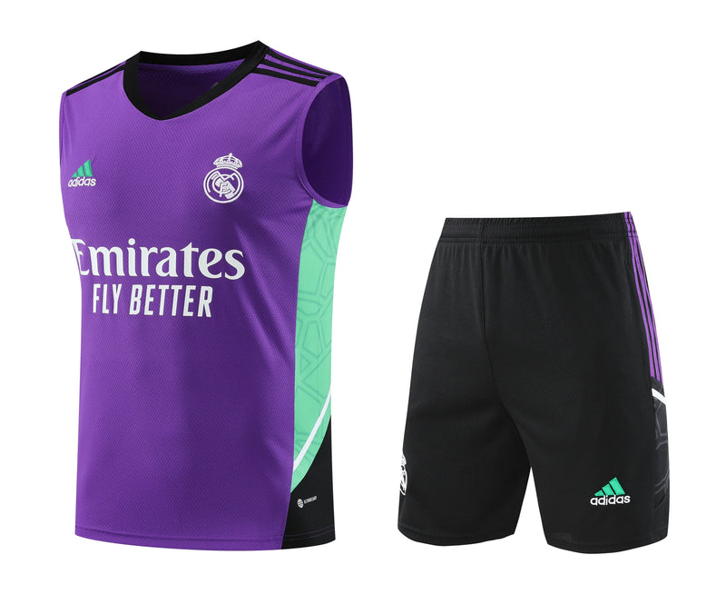 Conjunto Treino Real Madrid 23/24 - Adidas Torcedor