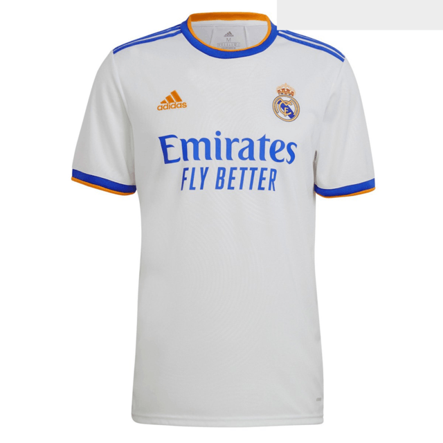 Camisa Real Madrid I 21/22 - Adidas Torcedor Masculina - Branca