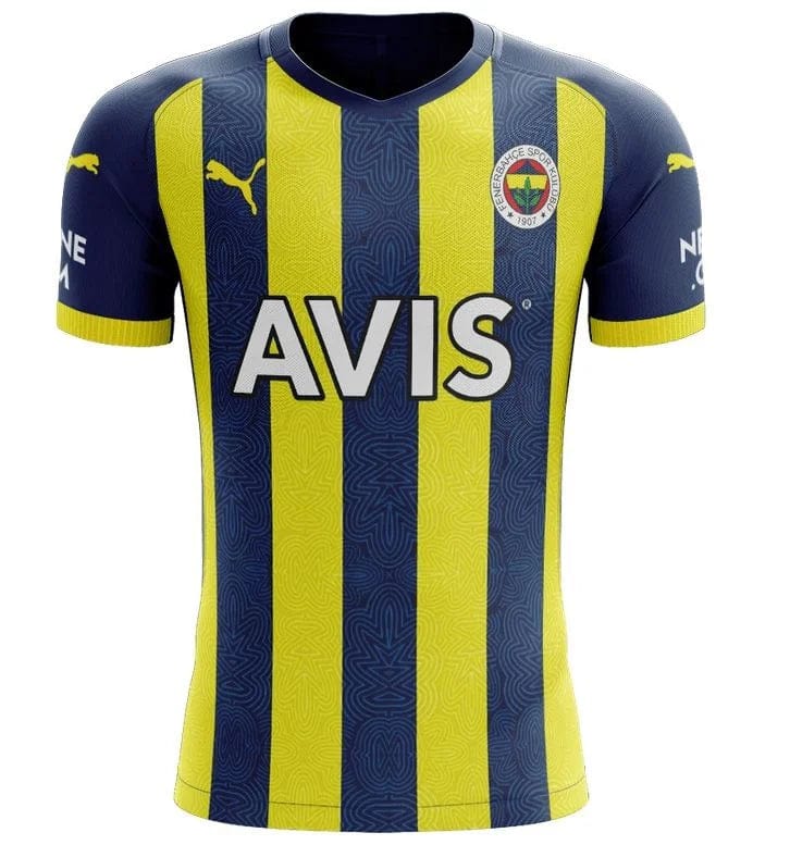 Camisa Fenerbahce I 21/22 - Puma Torcedor Masculina - Azul e Amarelo