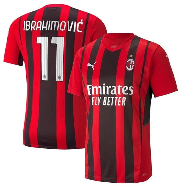 Camisa Milan 21/22 - Puma Torcedor Masculina Personalizada IBRAHIMOVIC Nº11