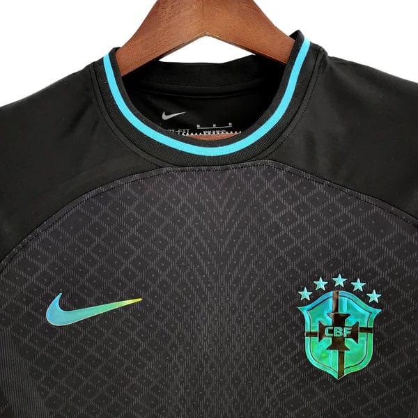 Camisa Brasil Conceito Black 2022 - Nike Torcedor Feminino