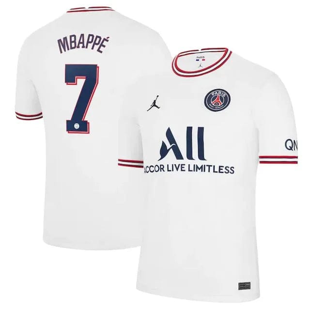 Camisa PSG IIII 21/22 - Jordan Torcedor Masculina Personalizada MBAPPÉ Nº7 T