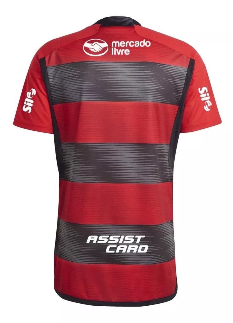 Camisa Flamengo Home 23/24 - Adidas Torcedor Masculina - Todos os Patrocinios