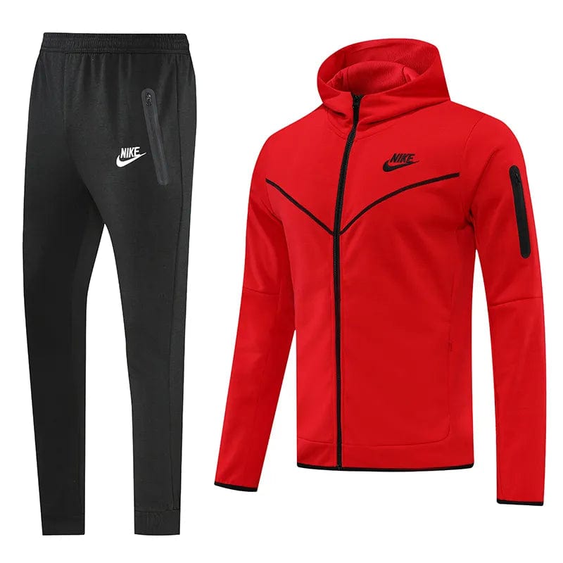 Conjunto Nike Tech Fleece Vermelho